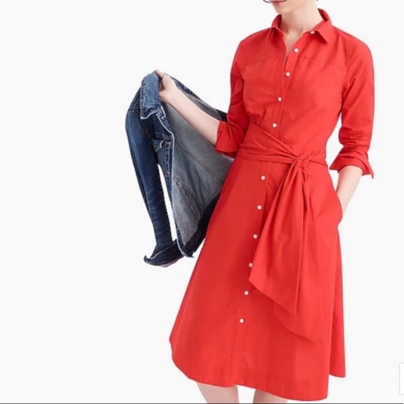 NWT sz 12 J.Crew button up dress